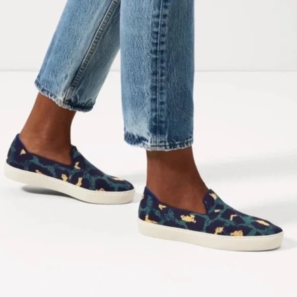 Rothy's The Original Slip on sneaker Blue spot